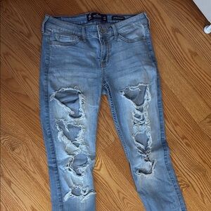 Hollister low rise super skinny jeans